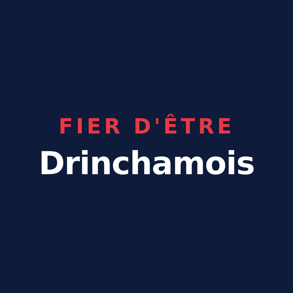 T-shirt « Fier d'être Drinchamois » — design pour Drincham