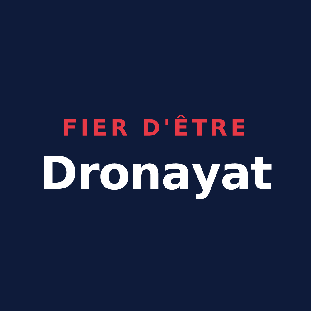 T-shirt « Fier d'être Dronayat » — design pour Drosnay
