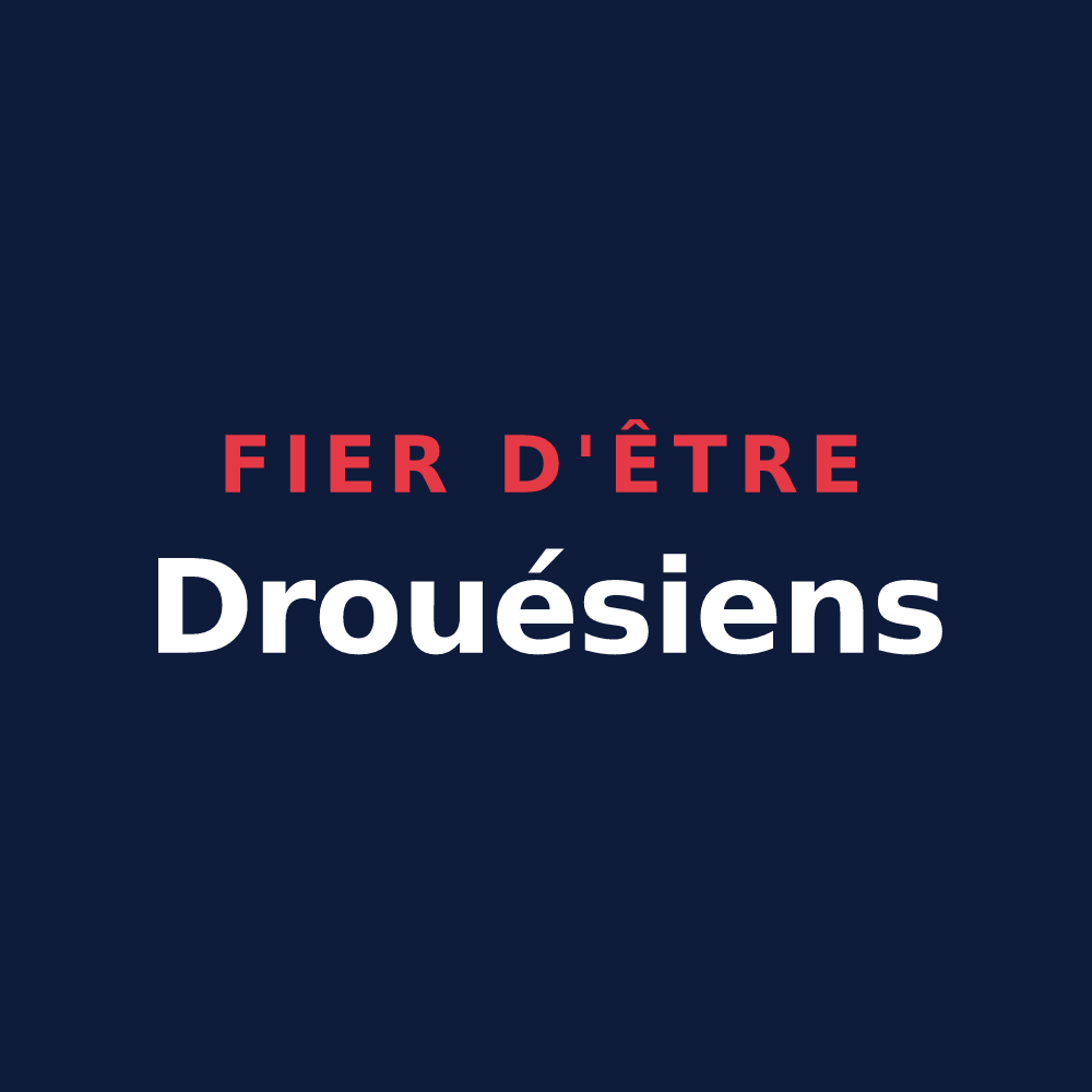 T-shirt « Fier d'être Drouésiens » — design pour Droué