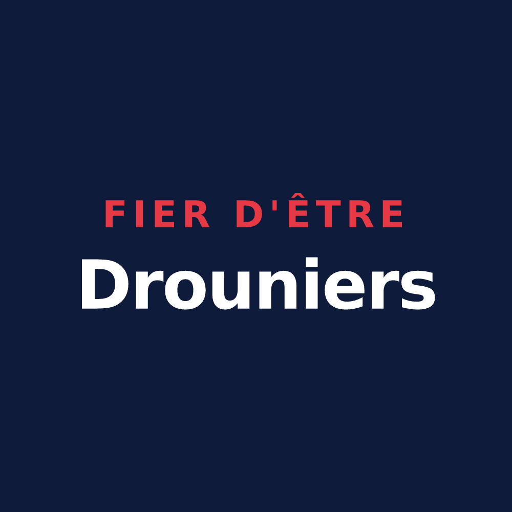 T-shirt « Fier d'être Drouniers » — design pour Droux