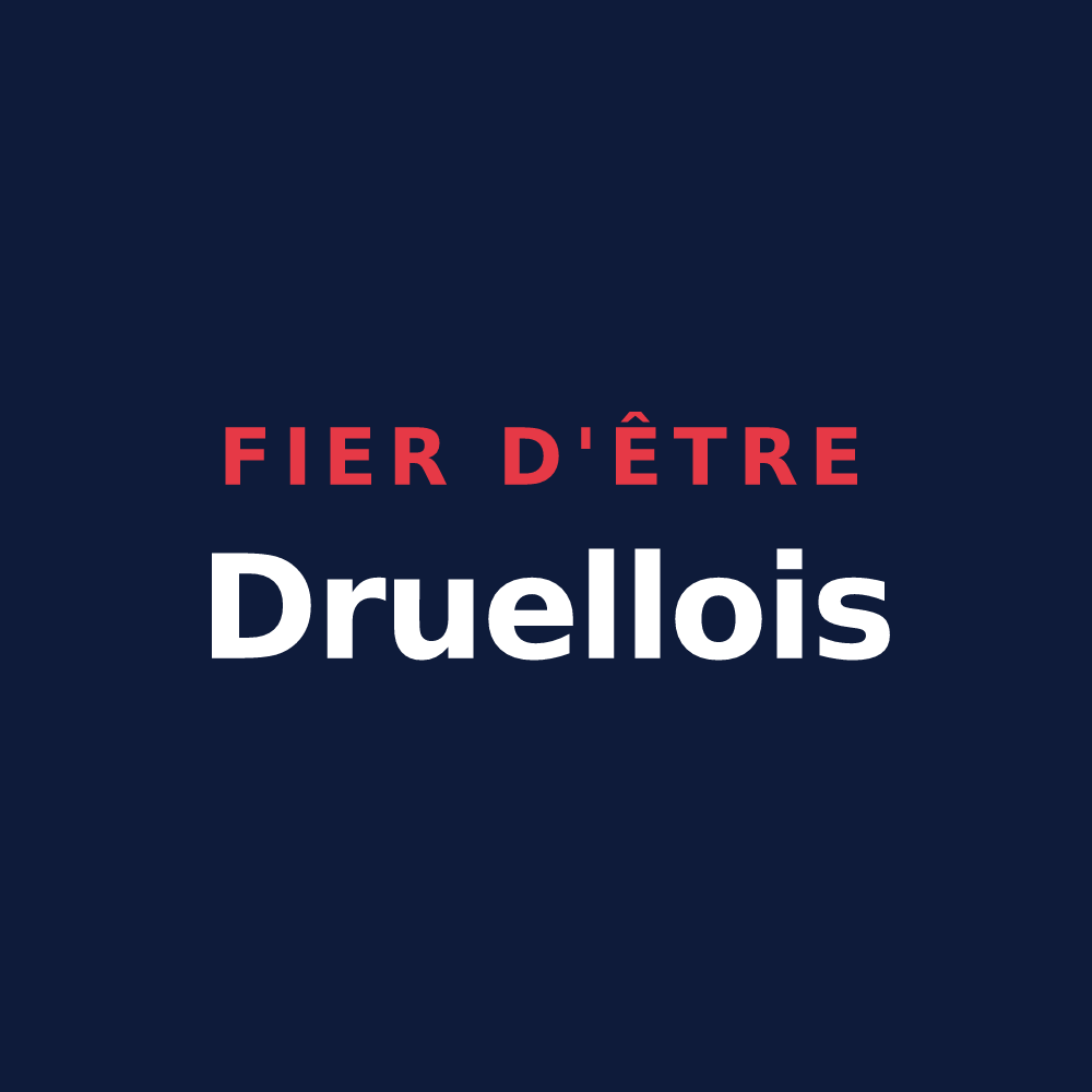 T-shirt « Fier d'être Druellois » — design pour Druelle Balsac