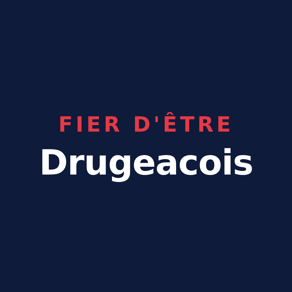 T-shirt « Fier d'être Drugeacois » — design pour Drugeac
