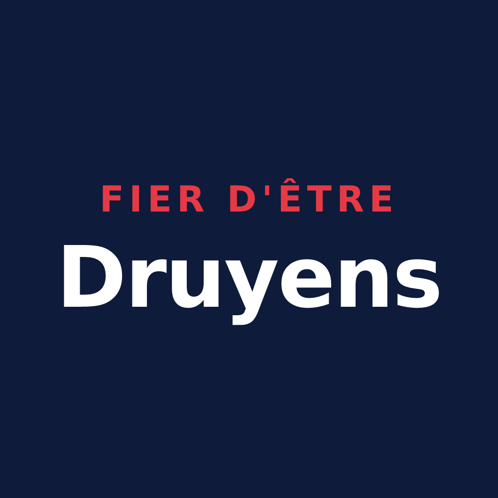 T-shirt « Fier d'être Druyens » — design pour Druye
