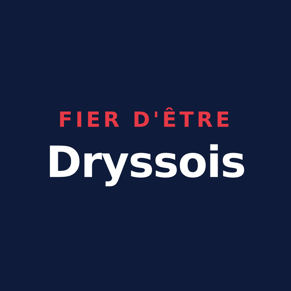 T-shirt « Fier d'être Dryssois » — design pour Dry