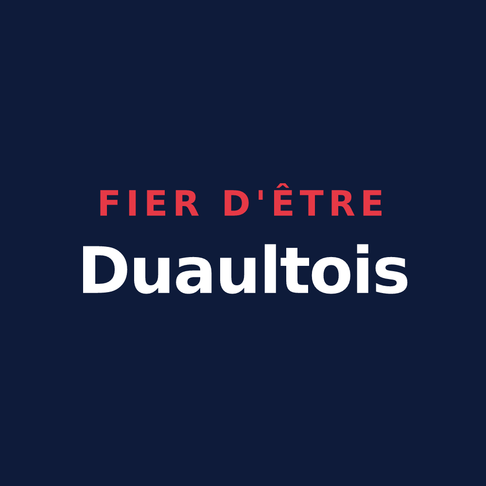 T-shirt « Fier d'être Duaultois » — design pour Duault