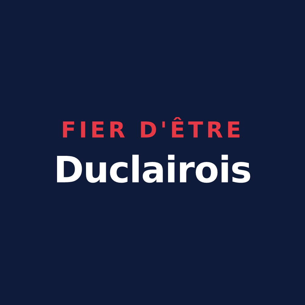 T-shirt « Fier d'être Duclairois » — design pour Duclair