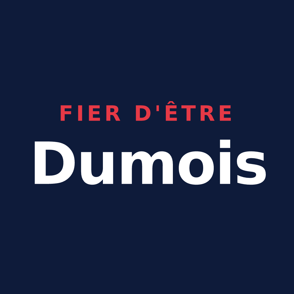 T-shirt « Fier d'être Dumois » — design pour Dumes
