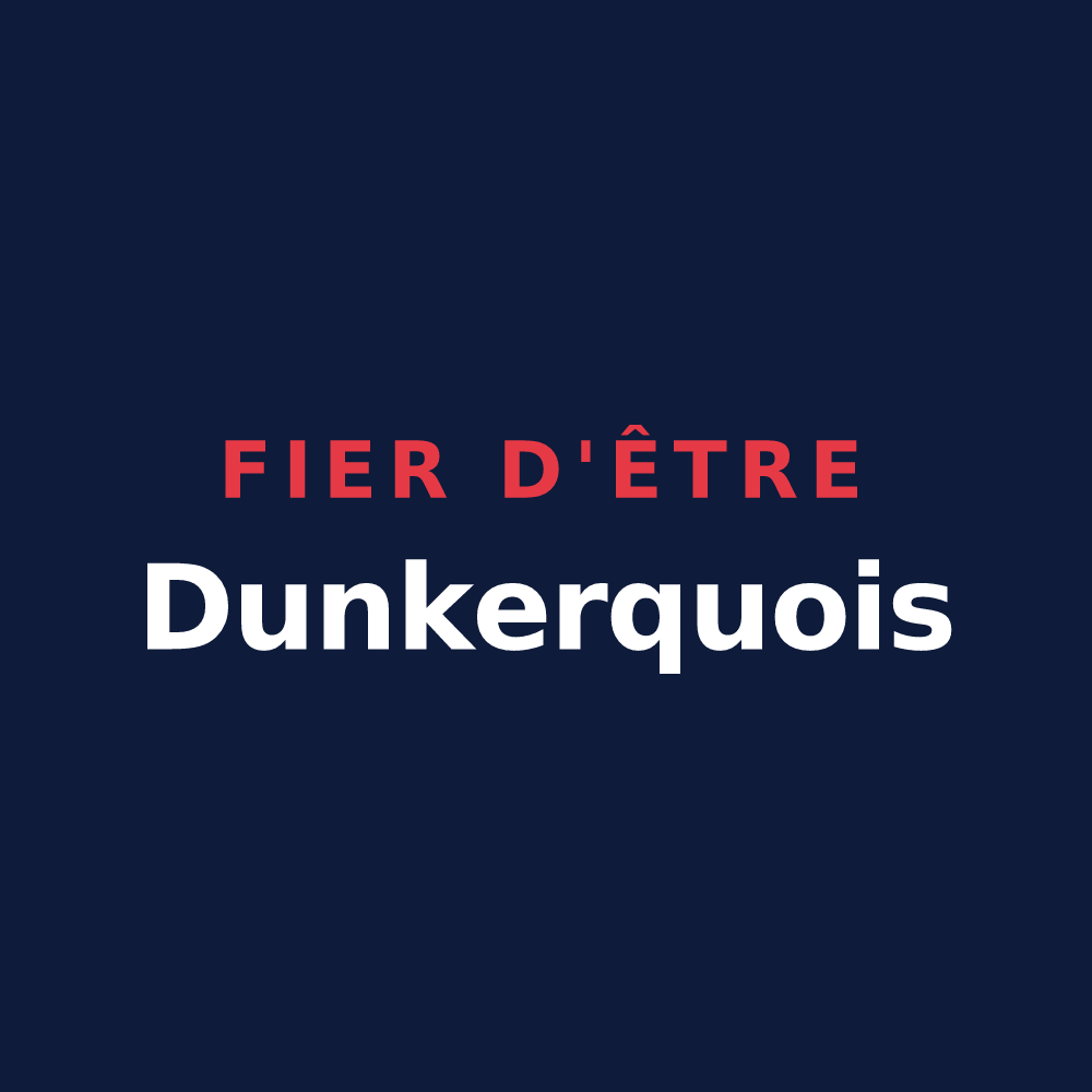 T-shirt « Fier d'être Dunkerquois » — design pour Dunkerque