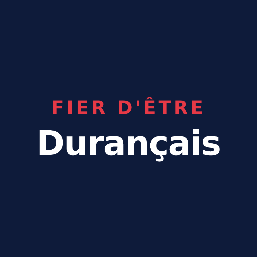 T-shirt « Fier d'être Durançais » — design pour Durance