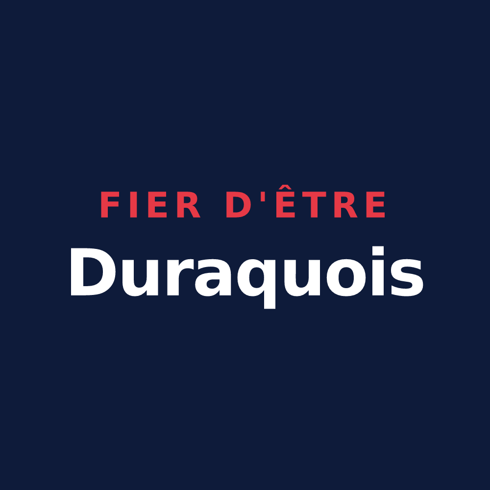 T-shirt « Fier d'être Duraquois » — design pour Duras