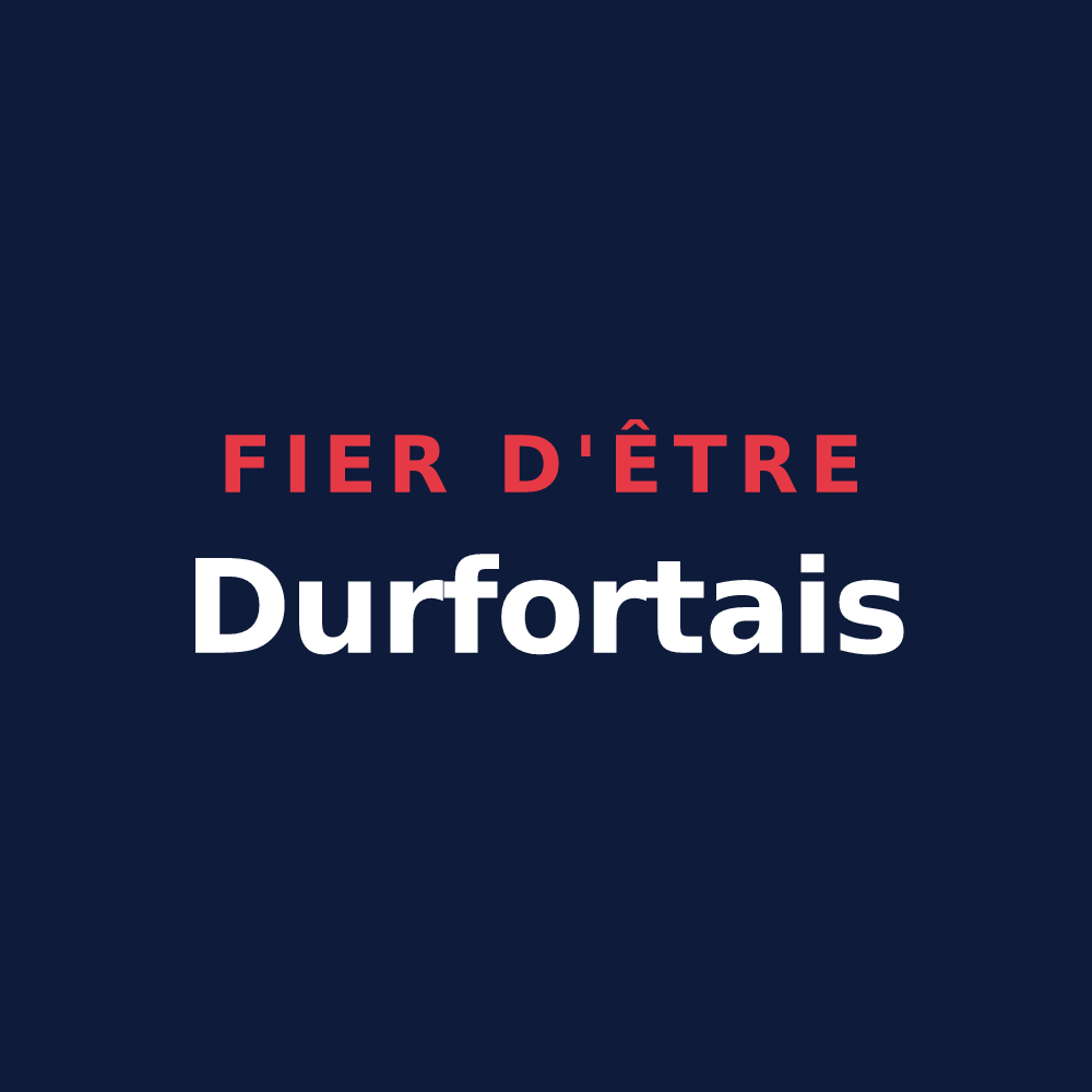 T-shirt « Fier d'être Durfortais » — design pour Durfort-Lacapelette
