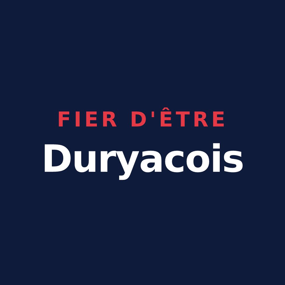 T-shirt « Fier d'être Duryacois » — design pour Dury