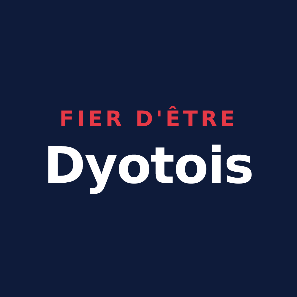 T-shirt « Fier d'être Dyotois » — design pour Dyo