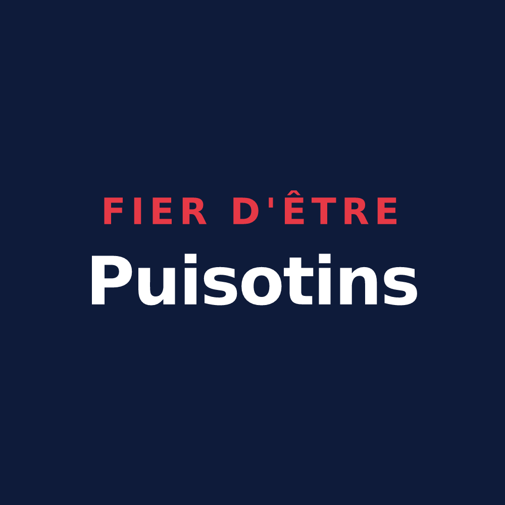 T-shirt « Fier d'être Puisotins » — design pour Eaux-Puiseaux
