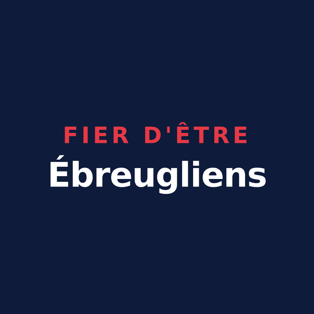 T-shirt « Fier d'être Ébreugliens » — design pour Ébreuil