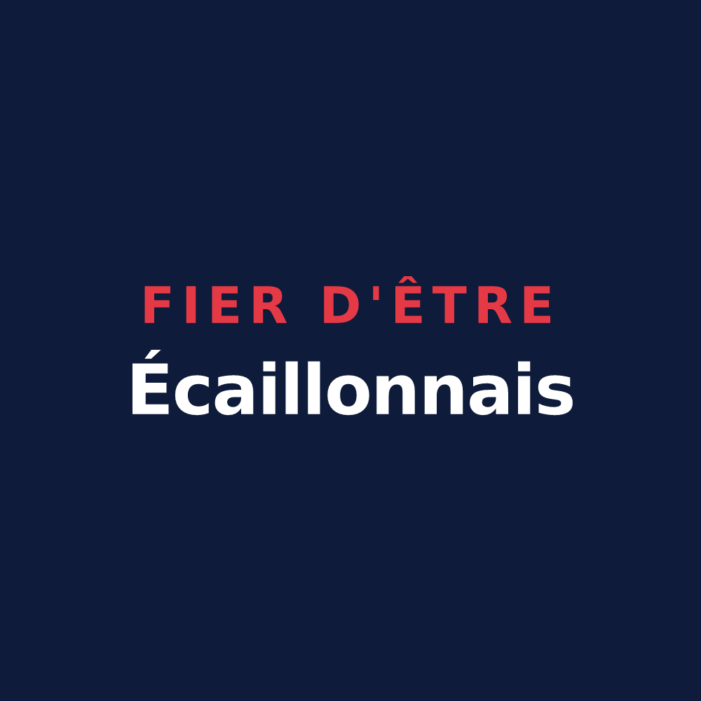 T-shirt « Fier d'être Écaillonnais » — design pour Écaillon