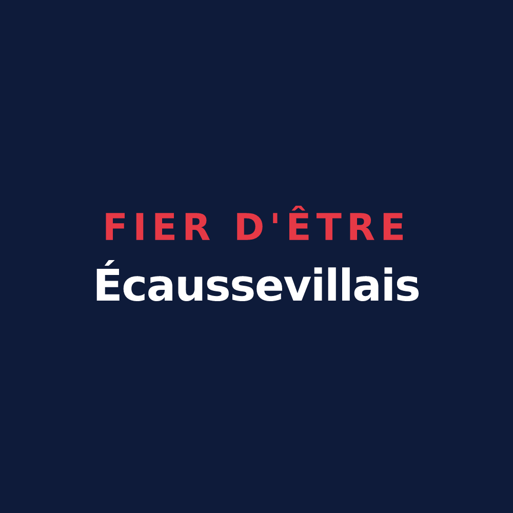 T-shirt « Fier d'être Écaussevillais » — design pour Écausseville