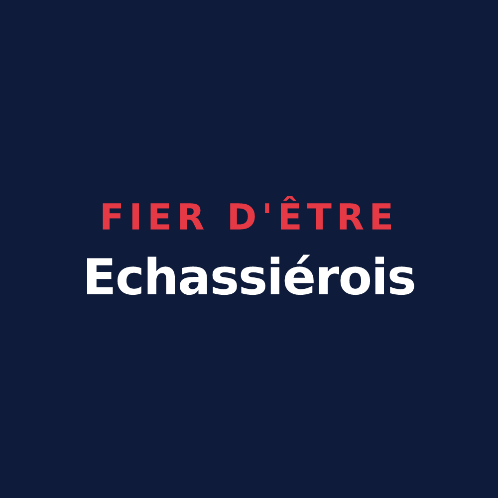T-shirt « Fier d'être Echassiérois » — design pour Échassières