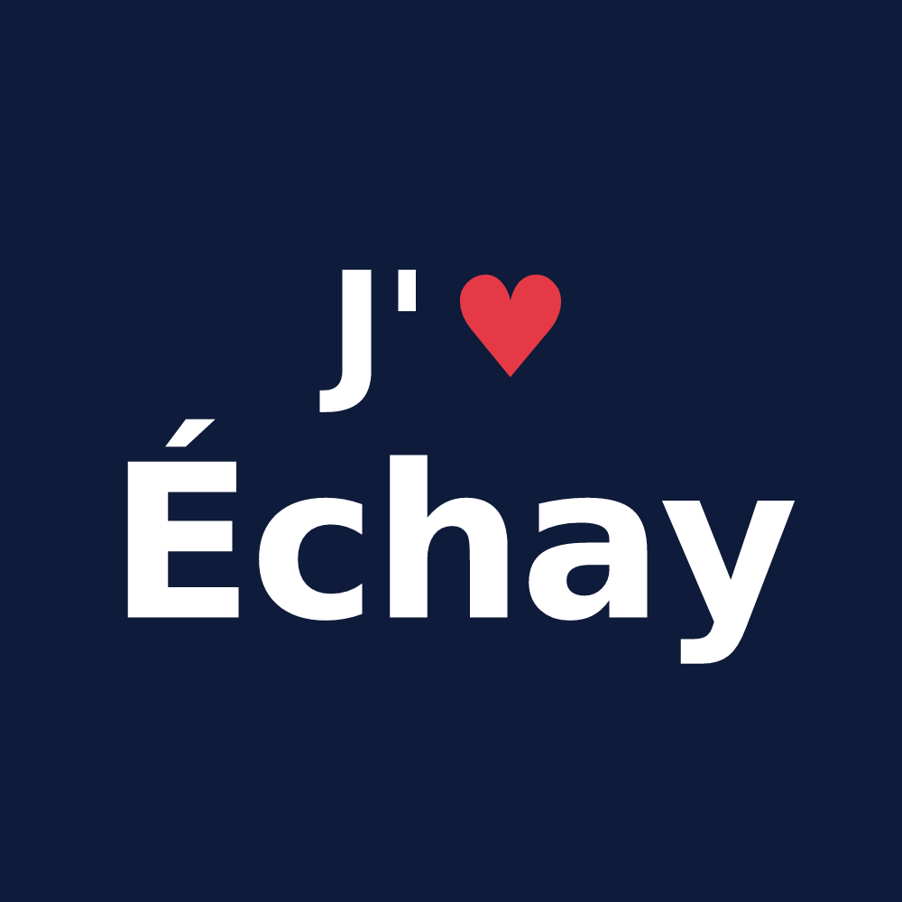 T-shirt personnalisé Échay — design J'aime Échay