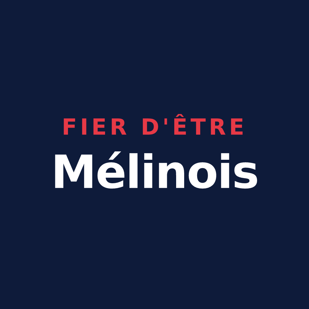T-shirt « Fier d'être Mélinois » — design pour Échenoz-la-Méline