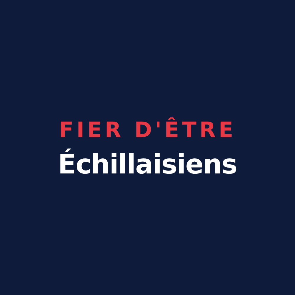 T-shirt « Fier d'être Échillaisiens » — design pour Échillais