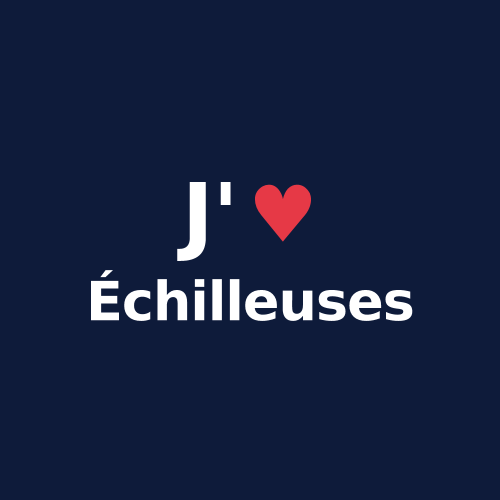 T-shirt personnalisé Échilleuses — design J'aime Échilleuses