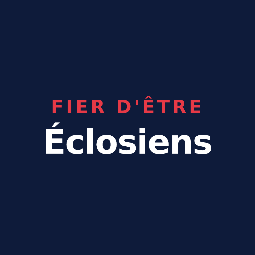 T-shirt « Fier d'être Éclosiens » — design pour Eclose-Badinières