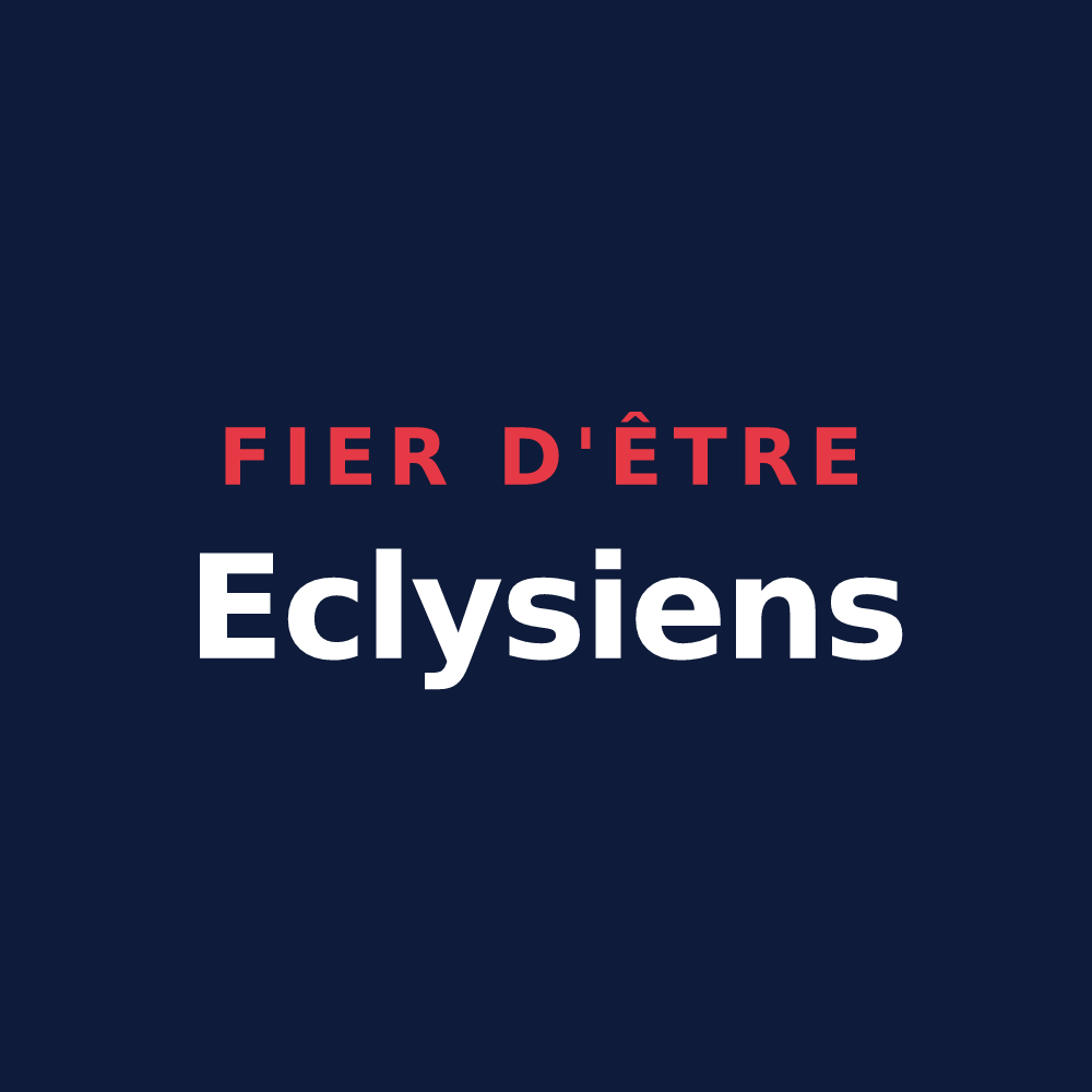 T-shirt « Fier d'être Eclysiens » — design pour Écly
