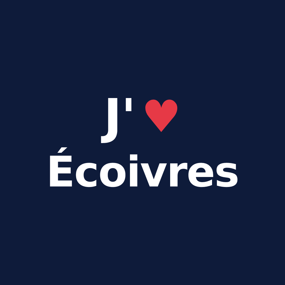T-shirt personnalisé Écoivres — design J'aime Écoivres