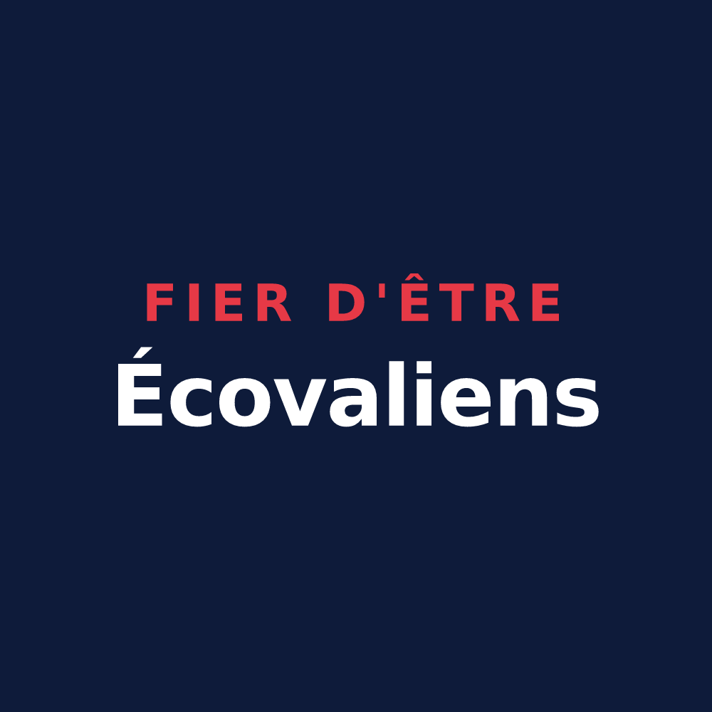 T-shirt « Fier d'être Écovaliens » — design pour École-Valentin