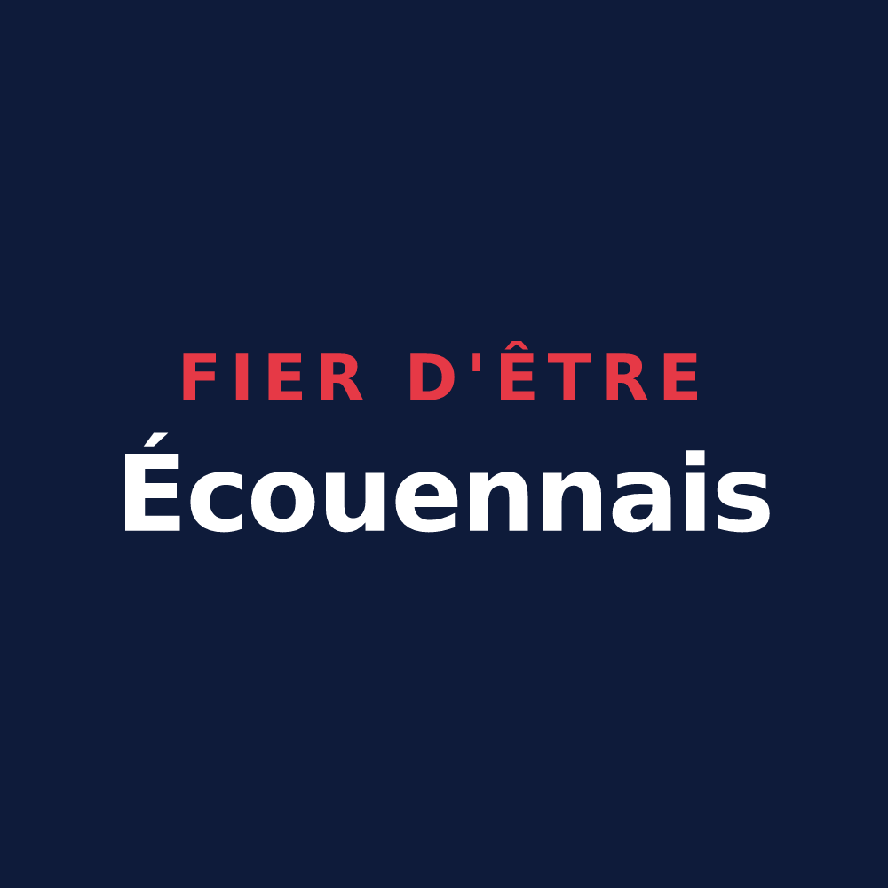 T-shirt « Fier d'être Écouennais » — design pour Écouen