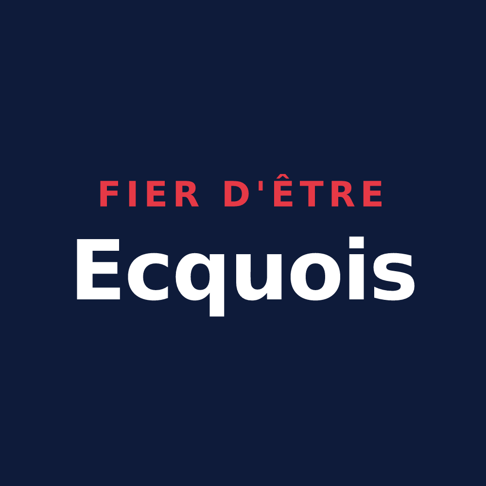 T-shirt « Fier d'être Ecquois » — design pour Ecques