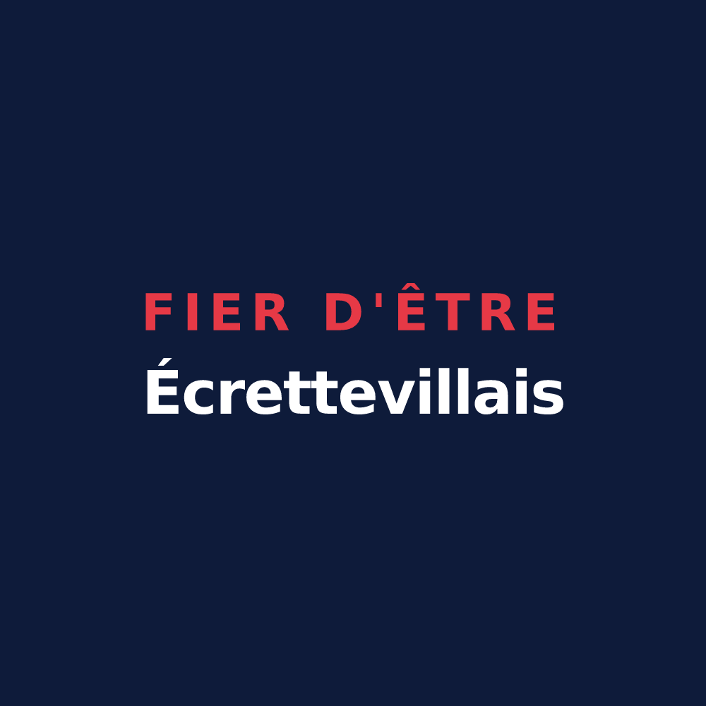 T-shirt « Fier d'être Écrettevillais » — design pour Écretteville-sur-Mer