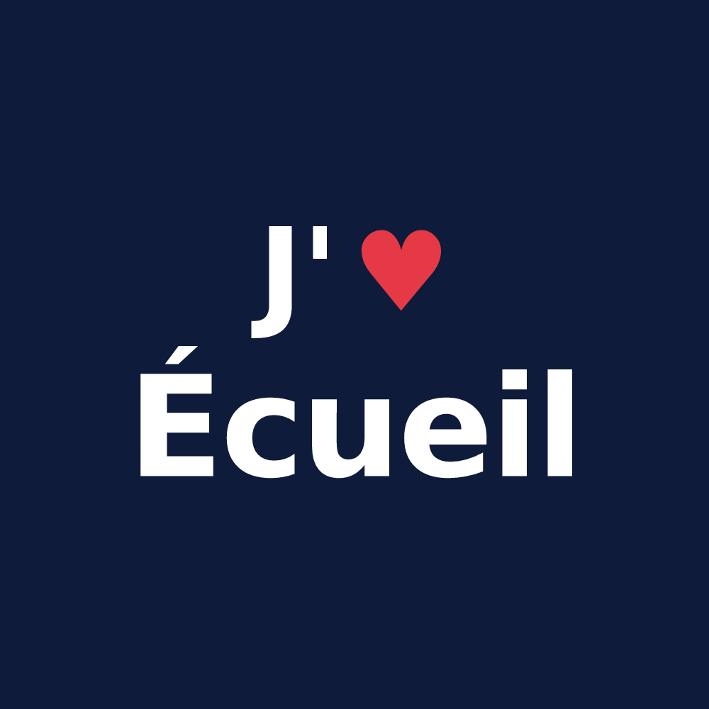 T-shirt personnalisé Écueil — design J'aime Écueil