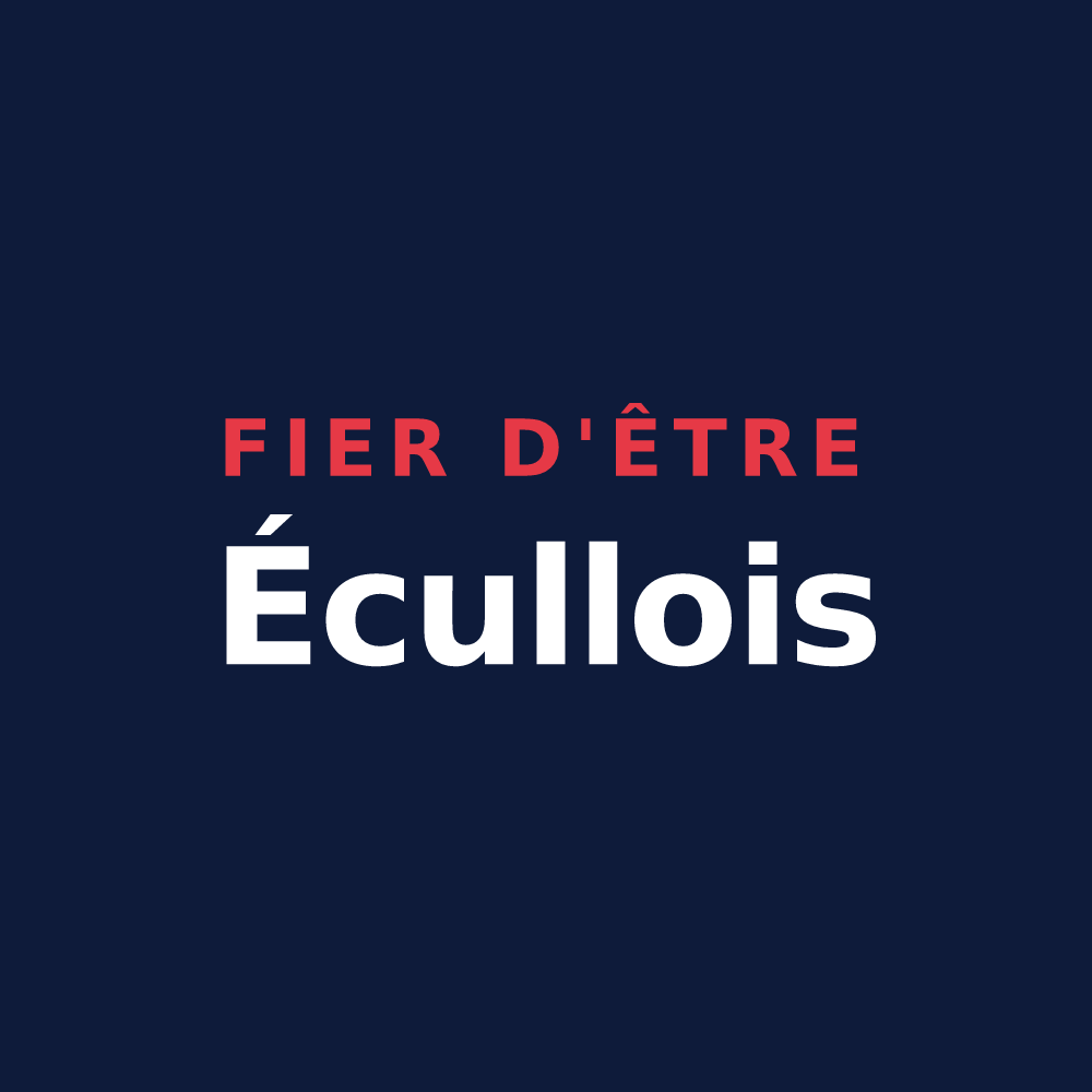 T-shirt « Fier d'être Écullois » — design pour Écully