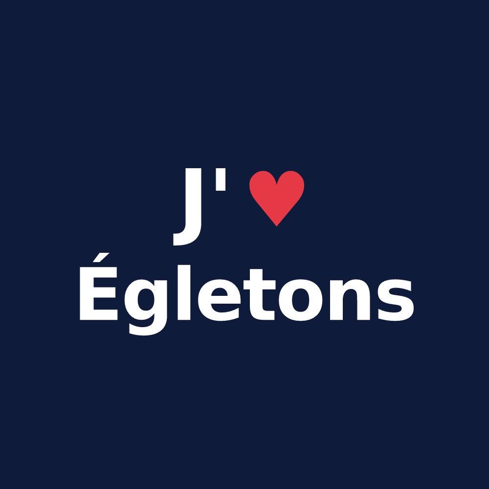 T-shirt personnalisé Égletons — design J'aime Égletons