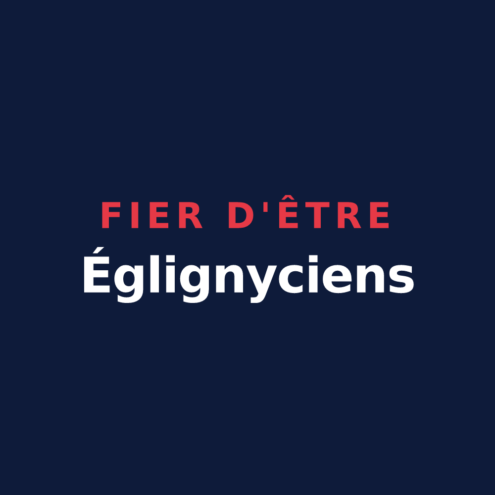 T-shirt « Fier d'être Églignyciens » — design pour Égligny