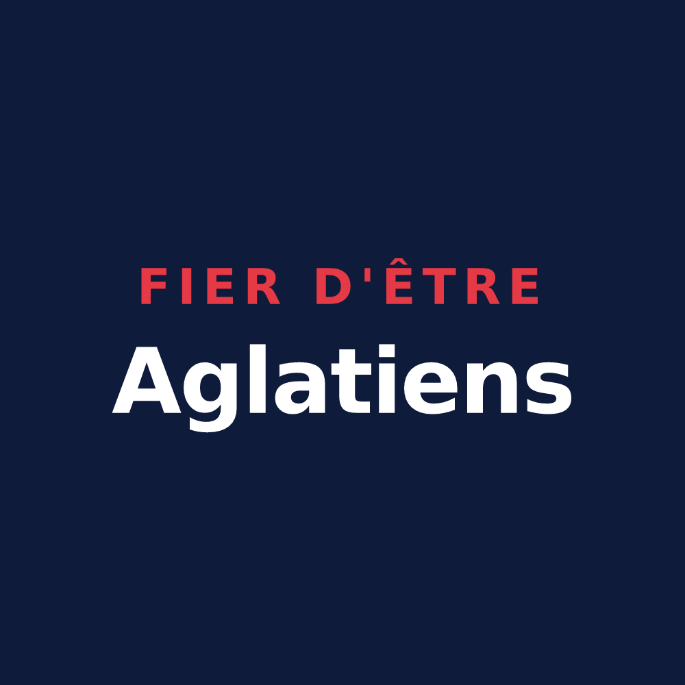 T-shirt « Fier d'être Aglatiens » — design pour Égly