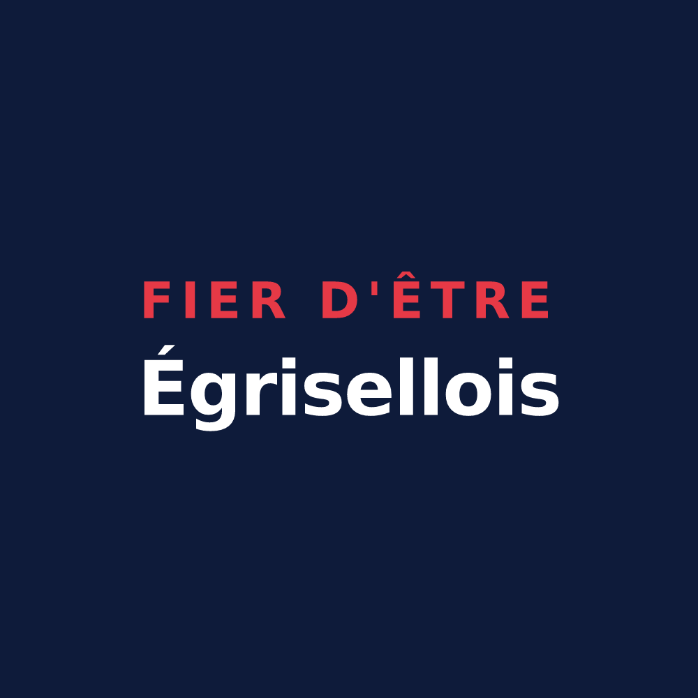 T-shirt « Fier d'être Égrisellois » — design pour Égriselles-le-Bocage