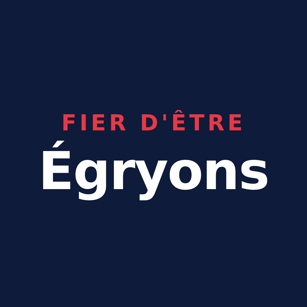 T-shirt « Fier d'être Égryons » — design pour Égry