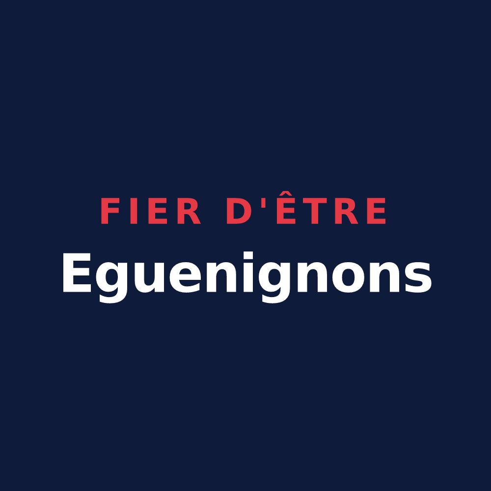 T-shirt « Fier d'être Eguenignons » — design pour Eguenigue