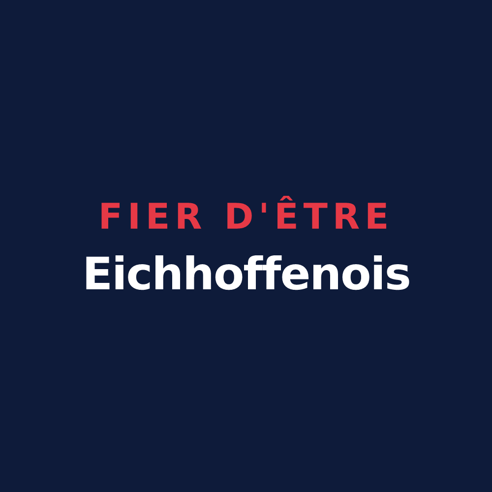 T-shirt « Fier d'être Eichhoffenois » — design pour Eichhoffen