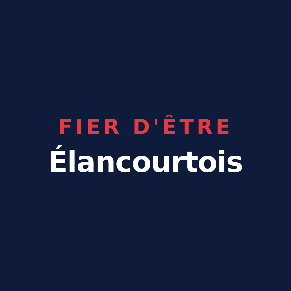 T-shirt « Fier d'être Élancourtois » — design pour Élancourt