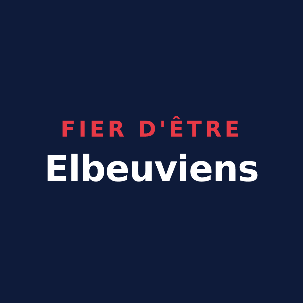 T-shirt « Fier d'être Elbeuviens » — design pour Elbeuf-sur-Andelle