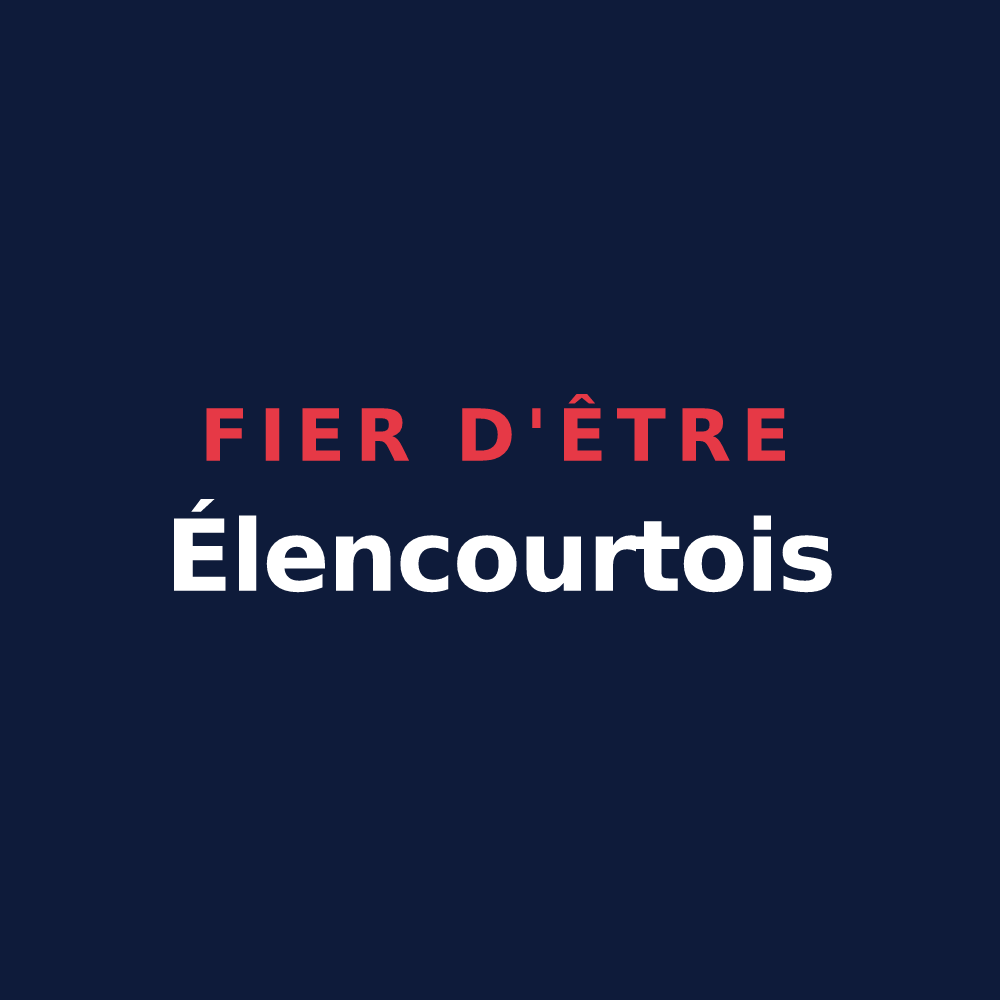 T-shirt « Fier d'être Élencourtois » — design pour Élencourt
