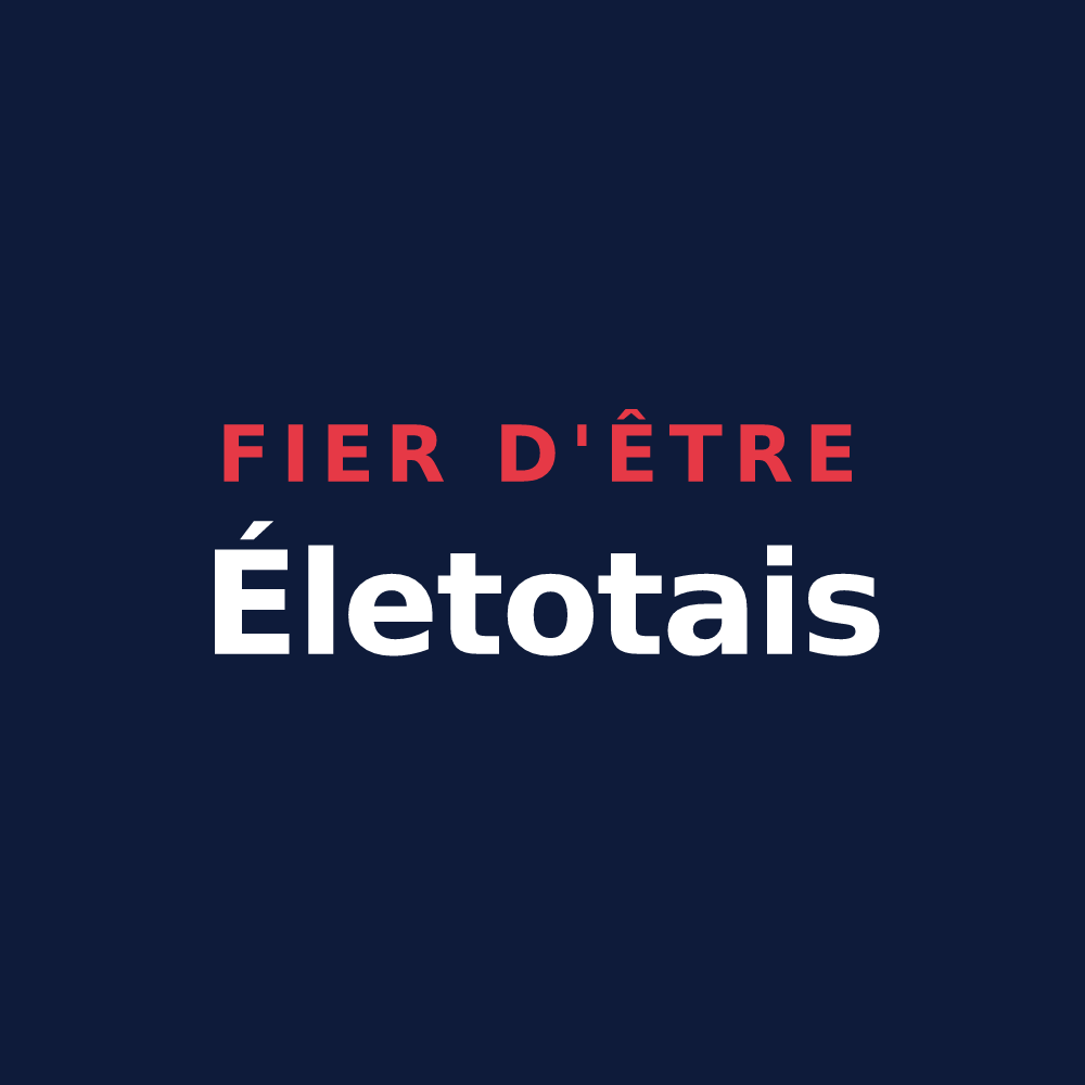 T-shirt « Fier d'être Életotais » — design pour Életot