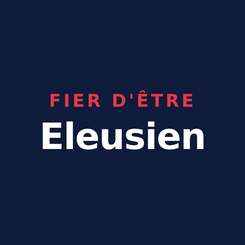 T-shirt « Fier d'être Eleusien » — design pour Éleu-dit-Leauwette