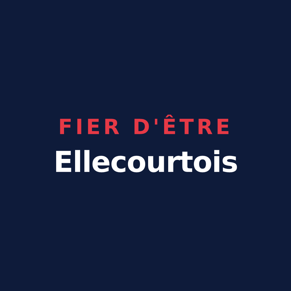 T-shirt « Fier d'être Ellecourtois » — design pour Ellecourt