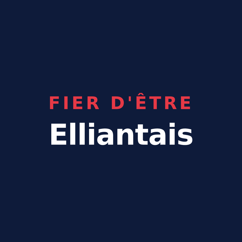 T-shirt « Fier d'être Elliantais » — design pour Elliant