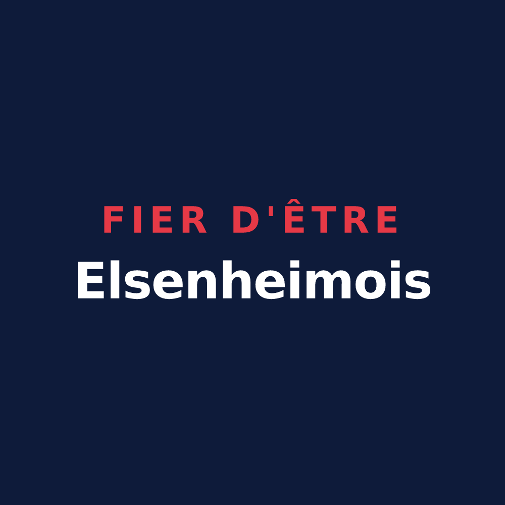 T-shirt « Fier d'être Elsenheimois » — design pour Elsenheim